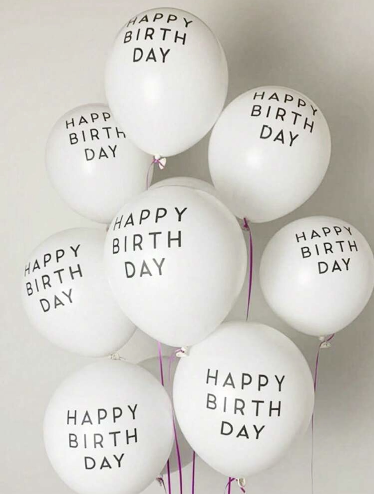 10 Inch Happy Birthday, Latex Balloons (4 pack)